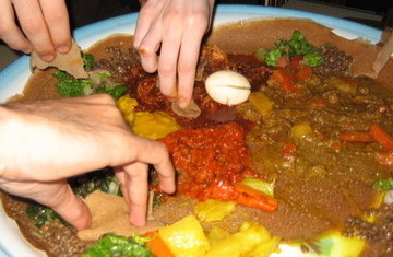 Taste of Ethiopian Veggie in Tel Aviv