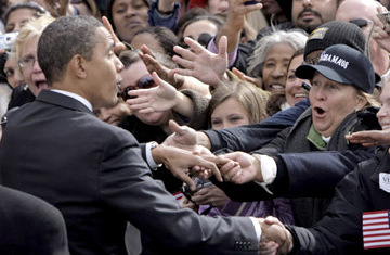 Harlem excited about Obama, but apprehensive about his chances.