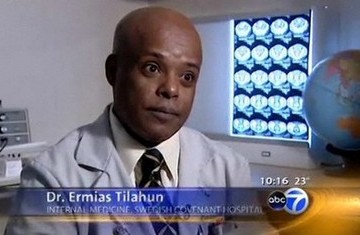 An Ethiopian doctor in Chicago performs life saving diagnosis