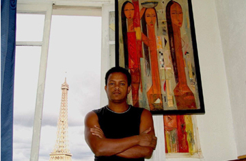 For an Ethiopian Painter in Paris, new levels of public recognition