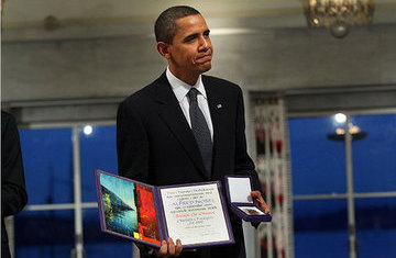 President Barack Obama Accepts Nobel Peace Prize
