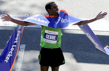 Gebre Gebremariam wins first ING New York City Marathon, injury forces Haile Gebrselassie to retire