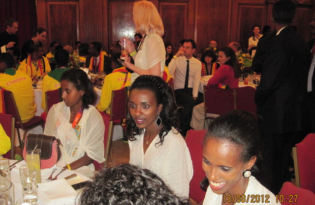 Ethiopian Olympic Athletes Feted