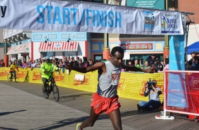 Ethiopians Come Long Way, Then Go to Win Atlantic City Marathon