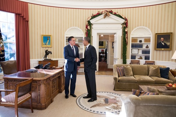 Update: Romney Meets With Obama at White House Lunch (Photo & Video)