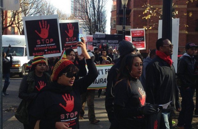 Week Three: Ethiopians Rally in Portland, Denver Against Saudi Treatment of Migrants