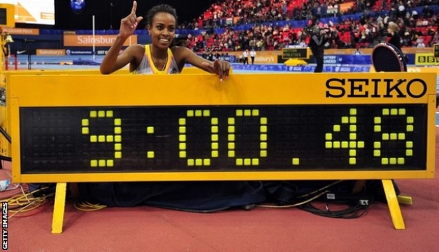 Genzebe Dibaba Sets Third Record of the Month