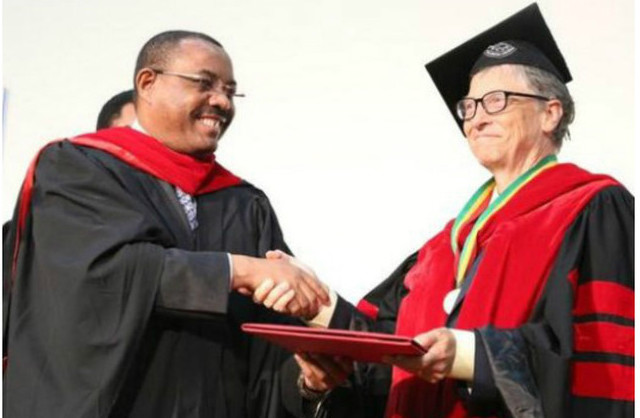 Bill Gates Receives Honorary Doctoral Degree From Addis Ababa University