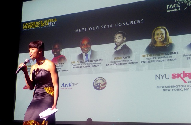 Face2Face Africa Honors Bethlehem Tilahun Alemu, Alek Wek, Femi Kuti