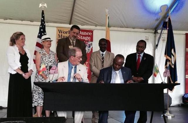 At Global Fest 2014 Aurora, Colorado Welcomes Adama (Nazret) as Sister City