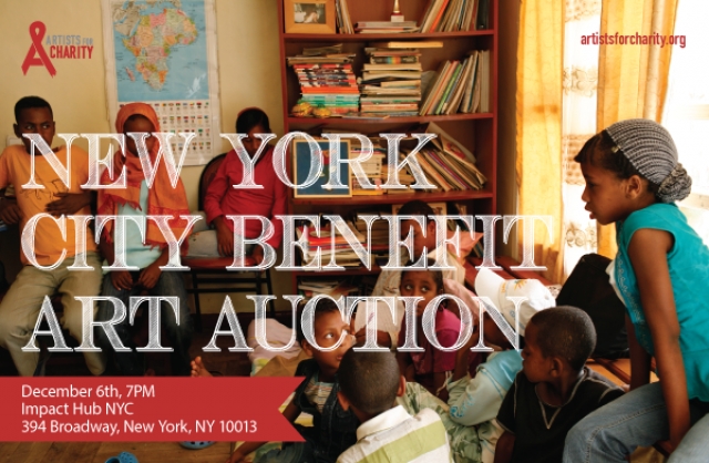 Artists for Charity NYC Holiday Benefit & Art Auction – December 6th