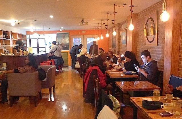 Tsion Cafe in Harlem Combines Ethiopian & American Cuisine with Community Art