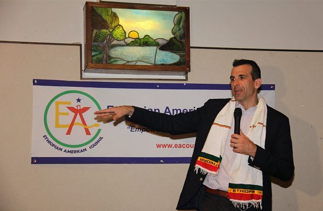 Pictures: San Jose Mayor Sam Liccardo Meets With Ethiopian Community