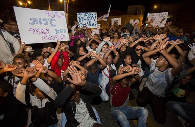 Israel’s Ethiopians Protest in Jerusalem