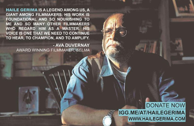 Support Haile Gerima Make His Next Film