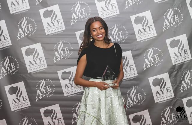 Miss Ethiopia Atti Worku Receives Diaspora 2015 Youth Excellence Award