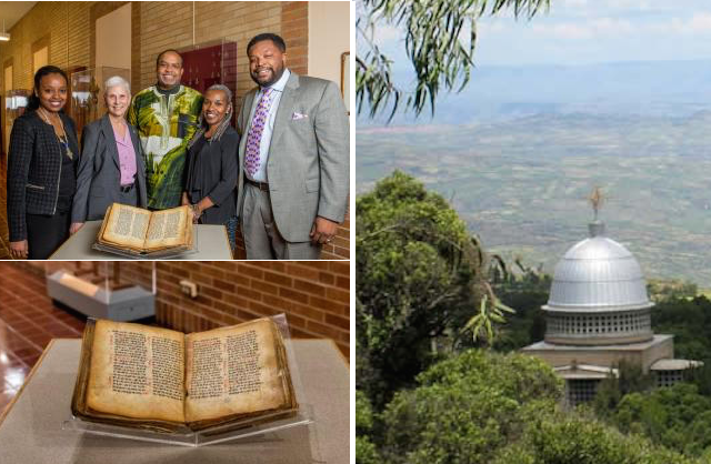 Howard University Returns Sacred Manuscript to Ethiopia