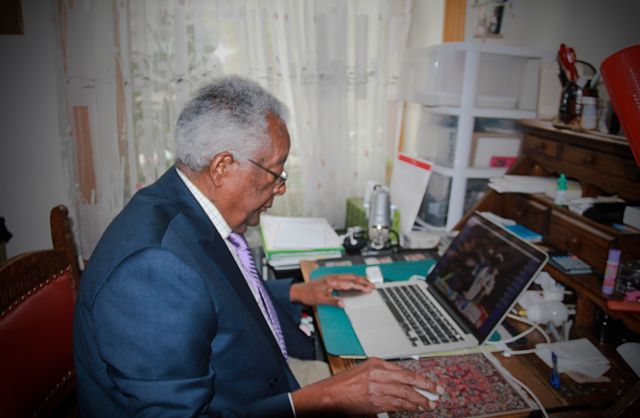 In Harlem with Dr. Syoum Gebregziabher, Former Mayor of Gonder