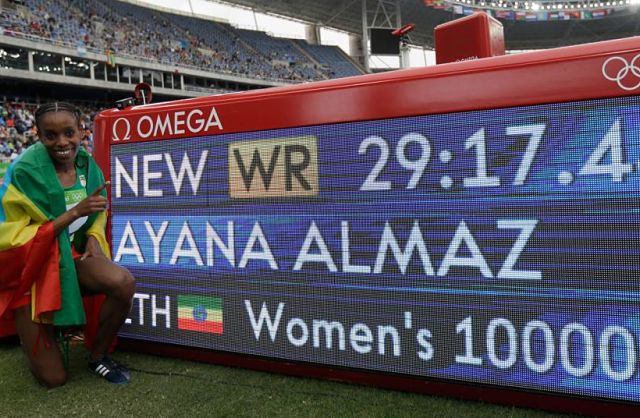 Ethiopia’s First Gold at Rio Olympics: Almaz Ayana Smashes 10,000m Record