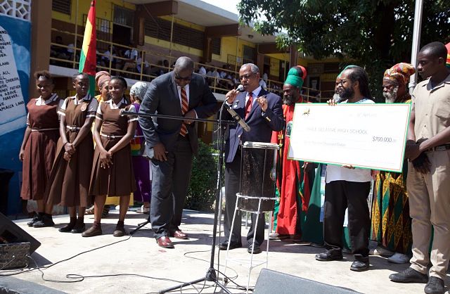 Family of Ethiopia’s Late Emperor Gives $700k to Haile Selassie School in Jamaica