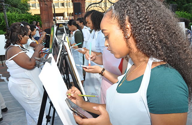 In Pictures: Beteseb Painting Session at Smithsonian in DC