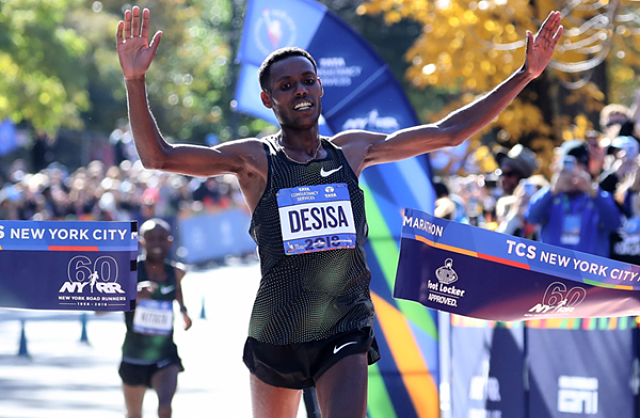 Lelisa Desisa Wins 2018 NYC Marathon