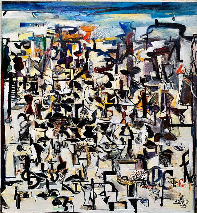 Spotlight: Words Matter, An Exhibition by Wosene Kosrof at Skoto Gallery in NYC