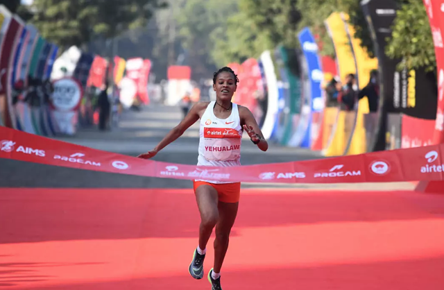SPORT: Yalemzerf Yehualaw Runs Second-Fastest Women’s Half Marathon Ever