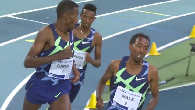 Video: Another Ethiopian Victory at World Indoor Tour As Getnet Wale Wins 3000m