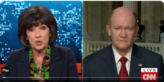 Video: CNN’s Christiane Amanpour Interviews Senator Coons About Ethiopia